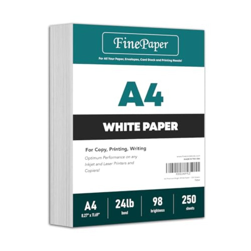 A4 Premium Bright White Paper Great for Copy Printing Writing 210 X 297mm 8. 27\