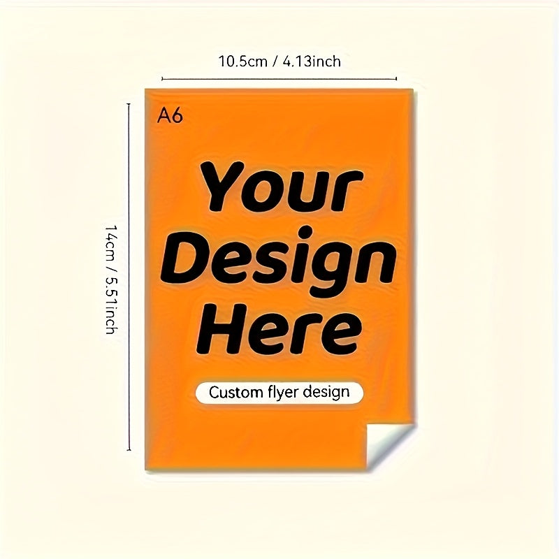 1000 Customizable A5 and A6 Wholesale Papers, Baking Advertisement Visual Appeal - High-quality Double-sided Color Posters, Premium Printing, Suitable for Bakery Menus and Small Business Wall Art