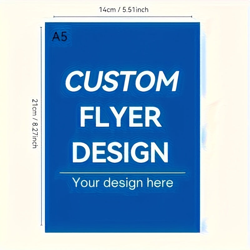 1000 Customizable A5 and A6 Wholesale Papers, Baking Advertisement Visual Appeal - High-quality Double-sided Color Posters, Premium Printing, Suitable for Bakery Menus and Small Business Wall Art