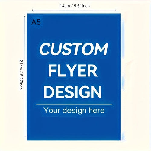 1000 Customizable A5 and A6 Wholesale Papers, Baking Advertisement Visual Appeal - High-quality Double-sided Color Posters, Premium Printing, Suitable for Bakery Menus and Small Business Wall Art