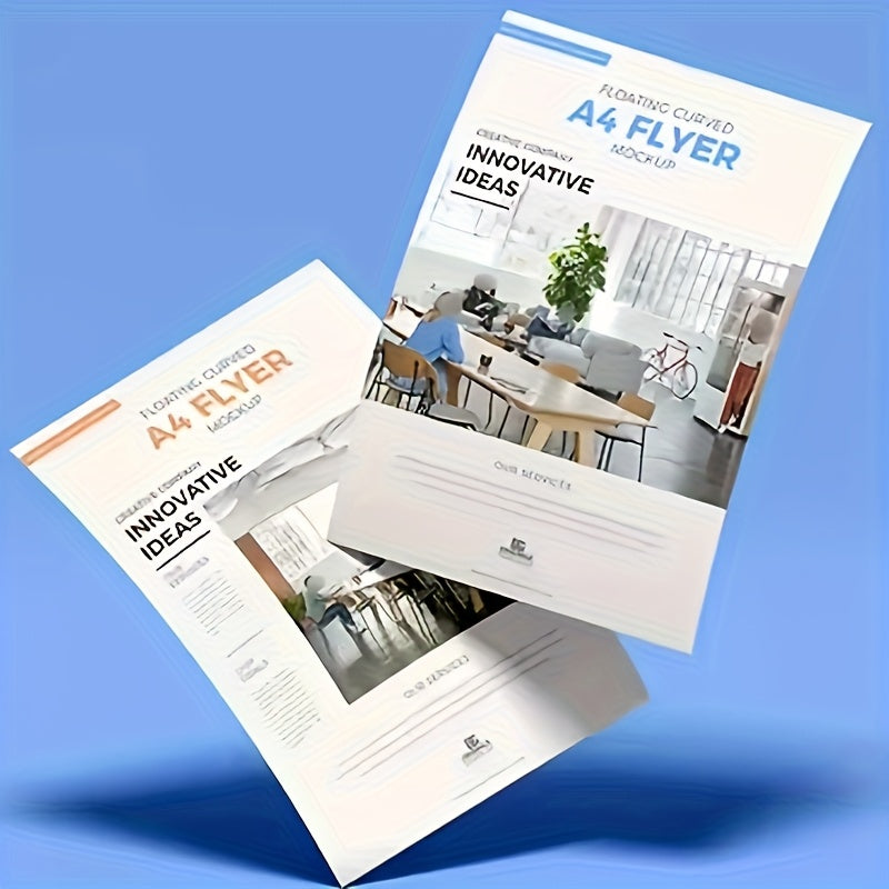 1000 Customizable A5 and A6 Wholesale Papers, Baking Advertisement Visual Appeal - High-quality Double-sided Color Posters, Premium Printing, Suitable for Bakery Menus and Small Business Wall Art