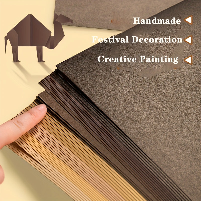 Sturdy A4 Cardstock - Robust Crafting Paper, - Works with Laser\u002FInkjet Printers - Ideal for Invitations, Business Cards, Scrapbooking, Projects - Offered in 7 Shades (From Light Beige to Dark Brown), Printing Invitations, Classy Stationery