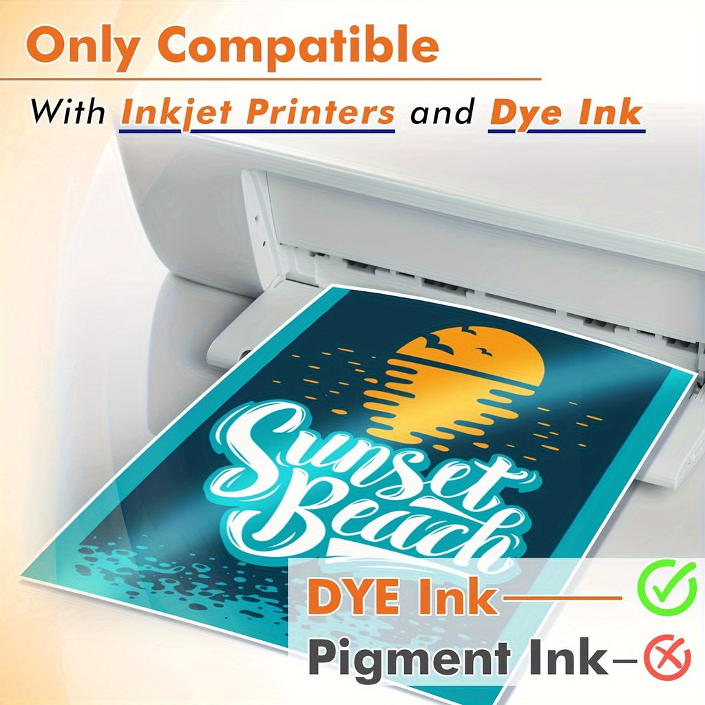 100 Sheets Single Sided Glossy Photo Paper 8.3X11.7 Inch A4 115gms for Inkjet and Laser Printer for Menu Flyer Print