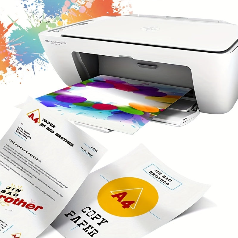 500 Sheets of White Paper, White A4 Printer Paper, Copy Paper; Suitable for Daily Office\u002FSchool; Can Be Used for Painting, Art Craft (8.5 X 11 Inches)