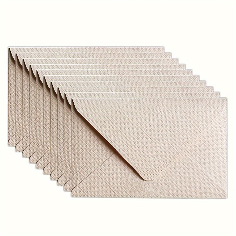 Mizuhiki Envelopes - Rustic Textured Invitations, Love Letters, And Postcard Envelopes, Suitable for Weddings, Christmas, Birthdays, Valentine'S Day, And Other Special Occasions, Featuring a Easy And Natural Design