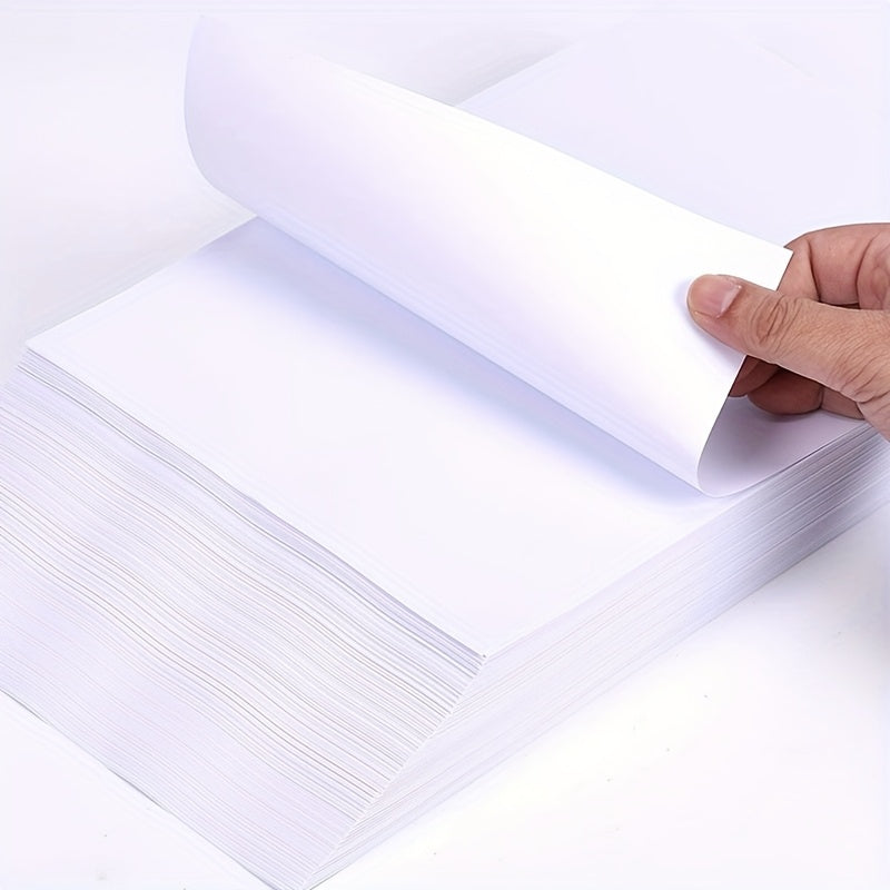 500 Sheets\u002Fpack, 1000 Sheets of White Paper = 2 Packs of 500 Sheets. A4 White Printing Paper, Copy Paper; Suitable for Daily Office\u002Fstudy Use; Can Be Used for Drawing, DIY Arts and Crafts. 8.5 X 11 Inches