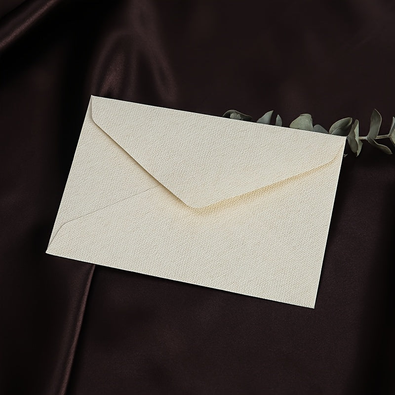 Mizuhiki Envelopes - Rustic Textured Invitations, Love Letters, And Postcard Envelopes, Suitable for Weddings, Christmas, Birthdays, Valentine'S Day, And Other Special Occasions, Featuring a Easy And Natural Design