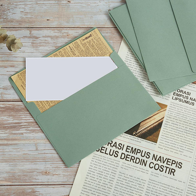 5 X 7 Envelopes Full-Color Self-Print, for Wedding, Party Invitations, Greeting Cards, Announcements, Photos, 5.24 X 7.21 Inches