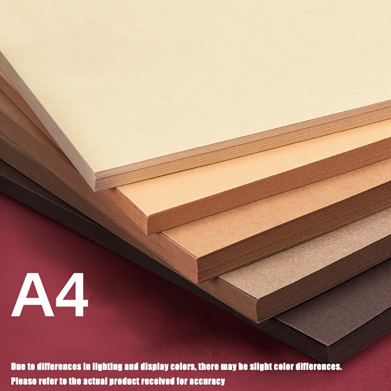 Sturdy A4 Cardstock - Robust Crafting Paper, - Works with Laser\u002FInkjet Printers - Ideal for Invitations, Business Cards, Scrapbooking, Projects - Offered in 7 Shades (From Light Beige to Dark Brown), Printing Invitations, Classy Stationery